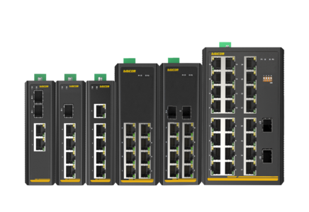 Неуправляемые промышленные коммутаторы на DIN-Rail