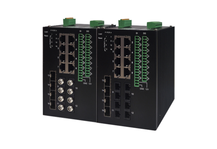 Промышленные коммутаторы L2 c преобразованием RS-232/485 в Ethernet